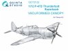 Quinta Studio QC72122 P-47D Thunderbolt Razorback vacuumed clear canopy (Tamiya) 1/72